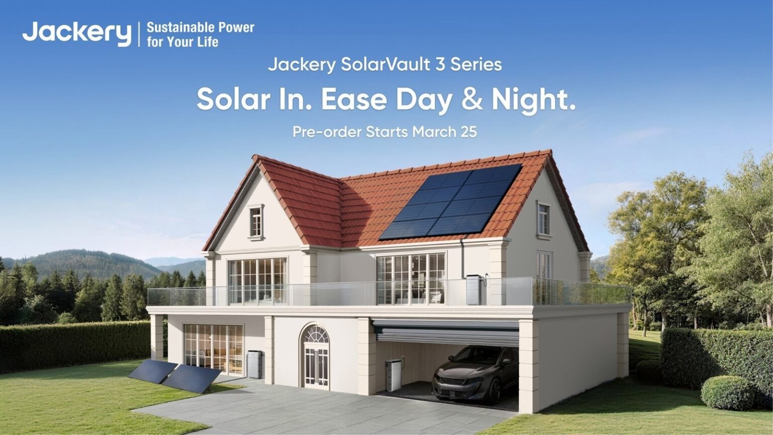 Jackery startet Vorverkauf für smarte Heimspeicher-Serie mit Rabatten: SolarVault 3 Pro ab 699 Euro plus geschenkte Accessoires