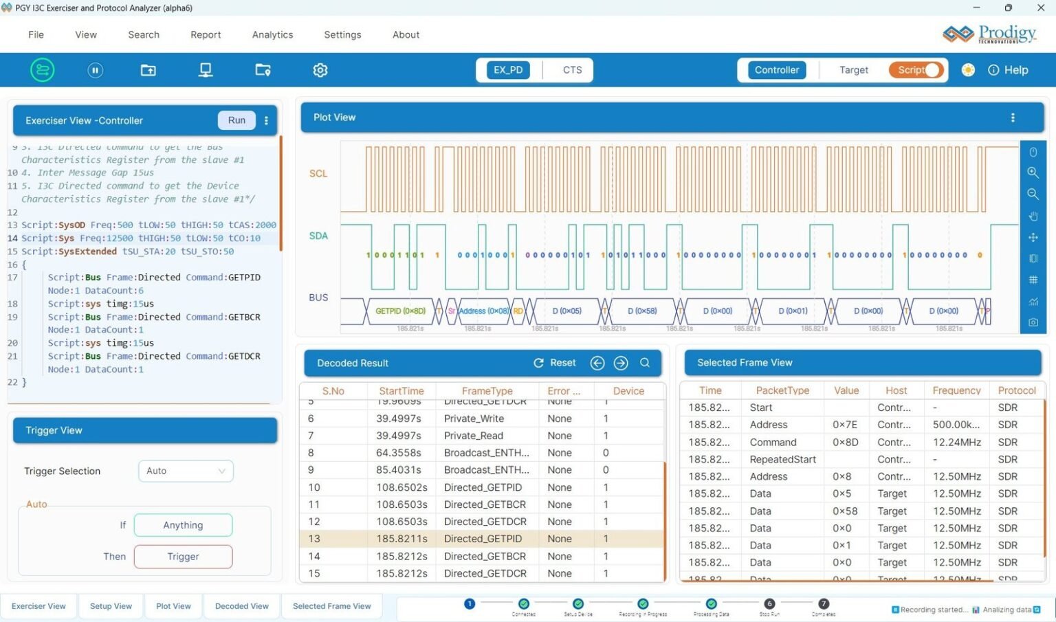 Prodigy Technovations erweitert branchenführenden I3C Protocol Exerciser and Analyzer um fortschrittliche Unterstützung für NVMe-MI, SPDM und PLDM auf Anwendungsebene