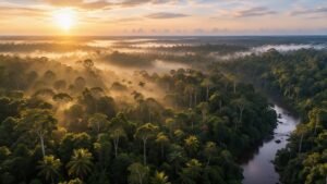 Das brasilianische Amazonasgebiet – Schauplatz der geplanten Zusammenarbeit von Picterra und INPA.